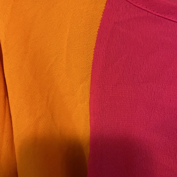 Pinky color blocking top  sizeL - Picture 6 of 10